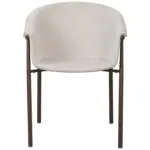 Möbelix Armstuhl Erna Beige Leinenoptik