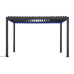 Möbelix Pergola Deluxe Led 400x300cm E-Motion, Anthrazit