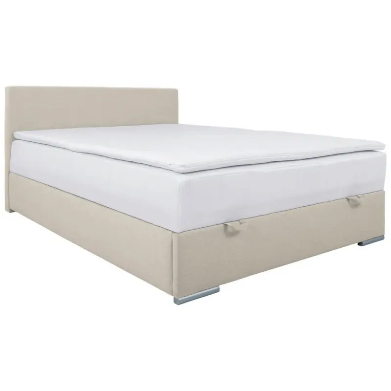 Polsterbett Mit Matratze 140x200 Cosi Sandfarben