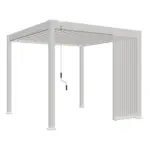 Möbelix Pergola-seitenteil 93x10 Cm Weiß Aluminium