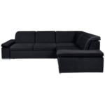 Möbelix Eckschlafsofa Darby Schwarz S: 268/218 cm