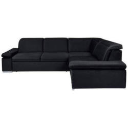 Eckschlafsofa Darby Schwarz S: 268/218 cm