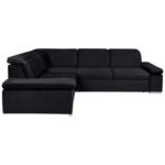 Möbelix Eckschlafsofa Darby Schwarz S: 218/268 cm