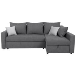 Eckschlafsofa Przemek Grau S: 240/138 cm