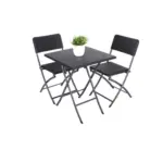 Möbelix Balkonmöbel Set Metall/kunststoff
