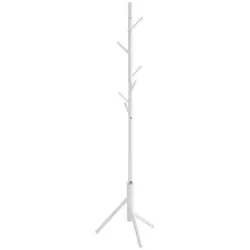 Kleiderst&auml;nder Nadja Wei&szlig; 8 Haken H: 48 Cm