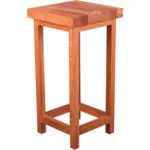 Möbelix Gartenhocker Echtholz Eichefarben Geölt