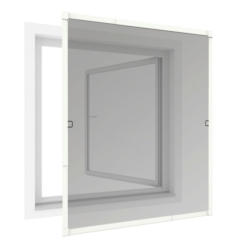 Fliegengitter Fenster 130x140 cm Anthrazit