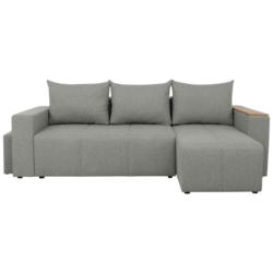 Eckschlafsofa Denvo Grau S: 256/142 cm