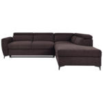 Möbelix Ecksofa Lapis Dunkelbraun S: 255/217 cm