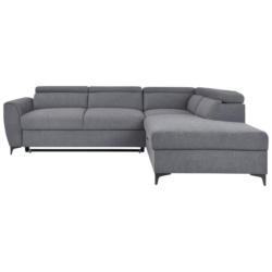 Ecksofa Lapis Dunkelgrau S: 255/217 cm