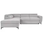 Möbelix Ecksofa Lapis Hellgrau S: 217/255 cm