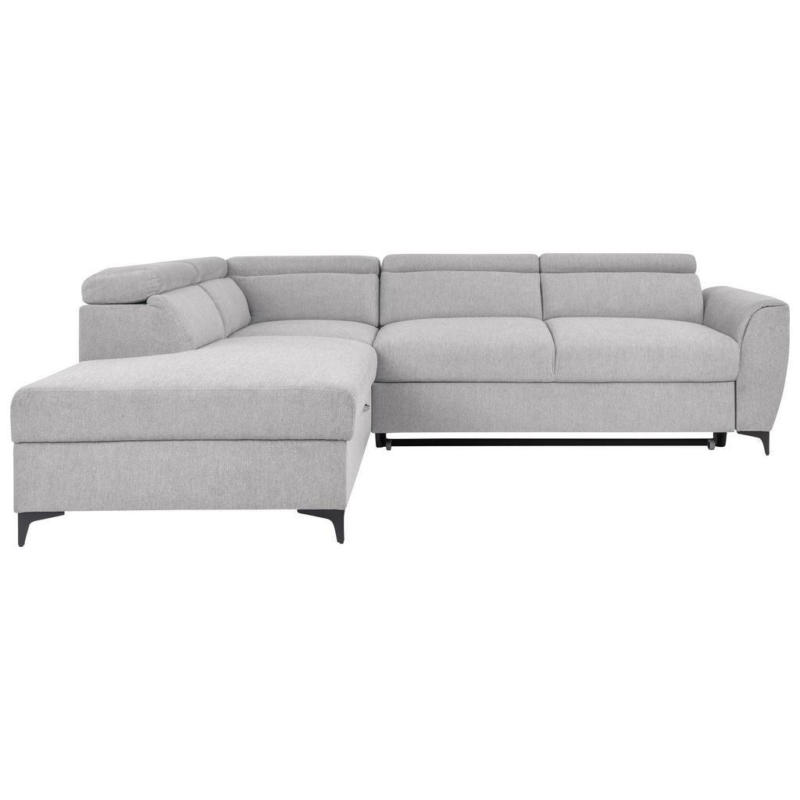 Ecksofa Lapis Hellgrau S: 217/255 cm