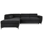 Möbelix Ecksofa Lapis Schwarz S: 217/255 cm