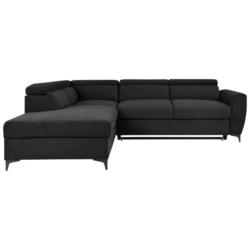 Ecksofa Lapis Schwarz S: 217/255 cm