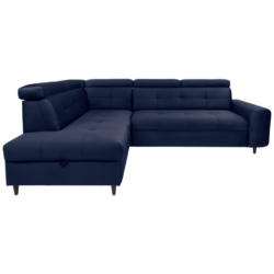 Eckschlafsofa Matras Dunkelblau S: 205/263 cm