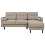 Möbelix Eckschlafsofa Noret Beige S: 223/157 cm