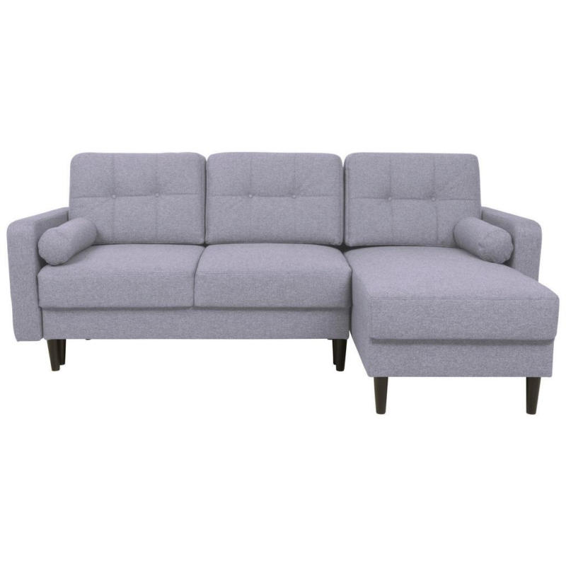 Eckschlafsofa Noret Graublau S: 223/157 Cm