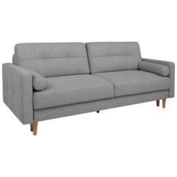 Schlafsofa Noret Hellgrau B: 222 cm