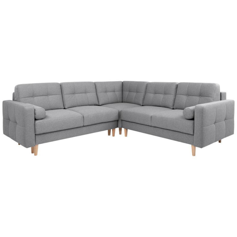 Eckschlafsofa Noret Hellgrau S: 242/242 cm