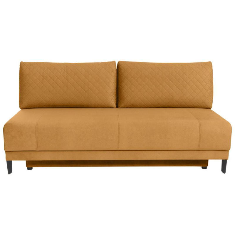 Schlafsofa Sentila Gelb B: 198 cm