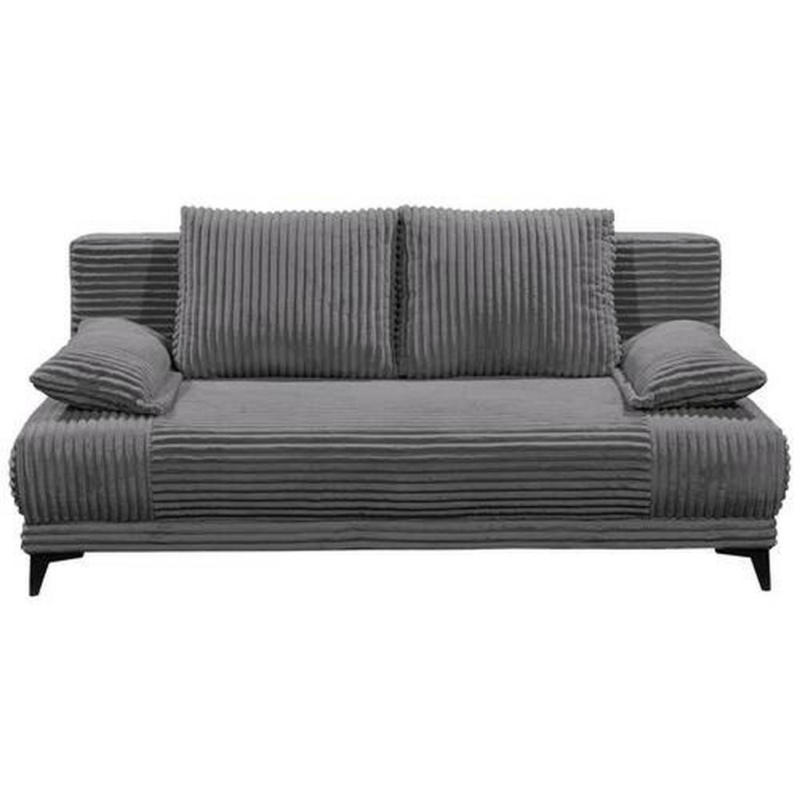 Schlafsofa Sally Anthrazit B: 211 cm