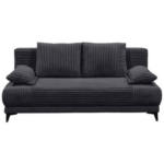 Möbelix Schlafsofa Sally Schwarz B: 211 cm