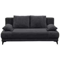 Schlafsofa Sally Schwarz B: 211 cm
