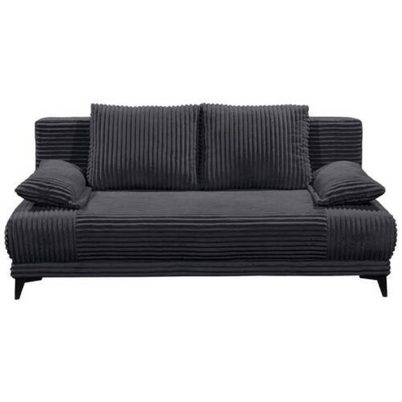 Schlafsofa Sally Schwarz B: 211 cm