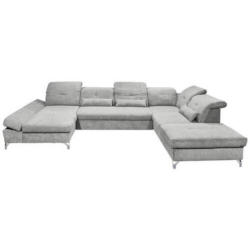 Ecksofa Melfi Schlammfarben U: 168 cm