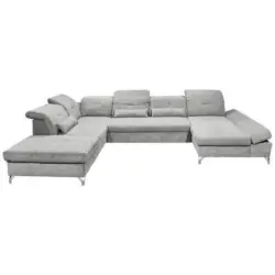 Ecksofa Melfi Schlammfarben U: 245 cm