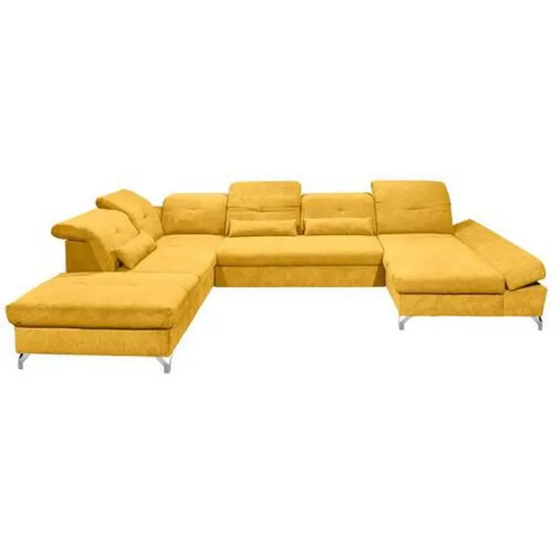 Ecksofa Melfi Gelb U: 245 cm