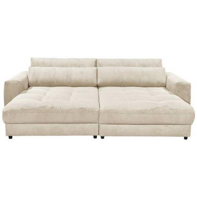 Ecksofa Barura Loveseat Creme B: 292 cm