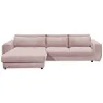 Möbelix Ecksofa Barura 2s. Urc Hellrosa S: 194/333 cm