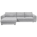 Möbelix Ecksofa Barura 2s. Urc Hellgrau S: 194/333 cm