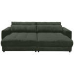 Möbelix Big Sofa Barura Loveseat Dunkelgrün Cord