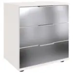 Möbelix Nachkästchen Weiß H: 58 Cm Saigon