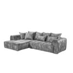 Möbelix Ecksofa London Grau S: 197/320 cm