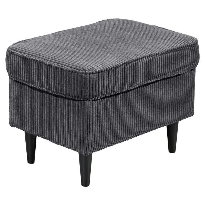 Hocker Oskar Dunkelgrau B: 63 cm