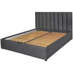 Polsterbett Mit Lattenrost 160x200 Cm Nairobi Anthrazit