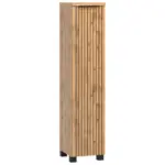 Möbelix Midischrank Chester B: 30 Cm Eiche Wotan Dekor/schwarz