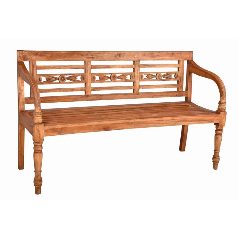 Gartenbank Echtholz 3-Sitzer Moyo