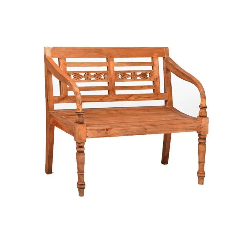 Gartenbank Echtholz Mahagoni 2-Sitzer Moyo