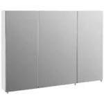 M&ouml;belix Spiegelschrank Basic 1000 3 T&uuml;ren, Wei&szlig;