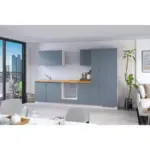Möbelix Küchenzeile Ip1200 ohne Geräte 310 cm Taupeblau