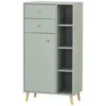 Möbelix Midischrank Bjarne BxH: 60,2x 113,4 cm Grün/Eiche