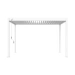 Möbelix Pergola Classic 400x300 cm Weiß Stahl