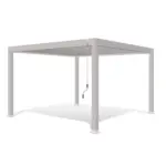 Möbelix Pergola Deluxe Plus 400x400 Cm Weiß Aluminium