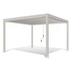 Pavillon Deluxe 360x400cm Sturmfest, Gartenpavillon
