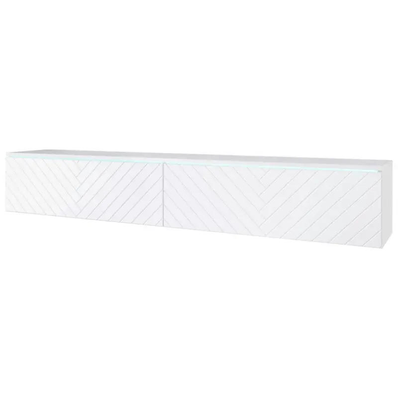 Lowboard mit Fischgräte und Beleuchtung